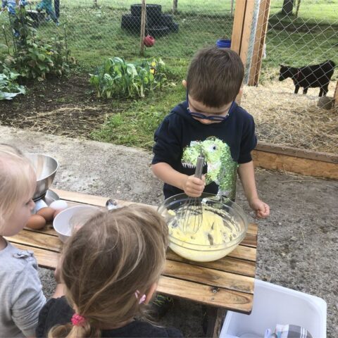 Atelier en plein air — activité cuisine